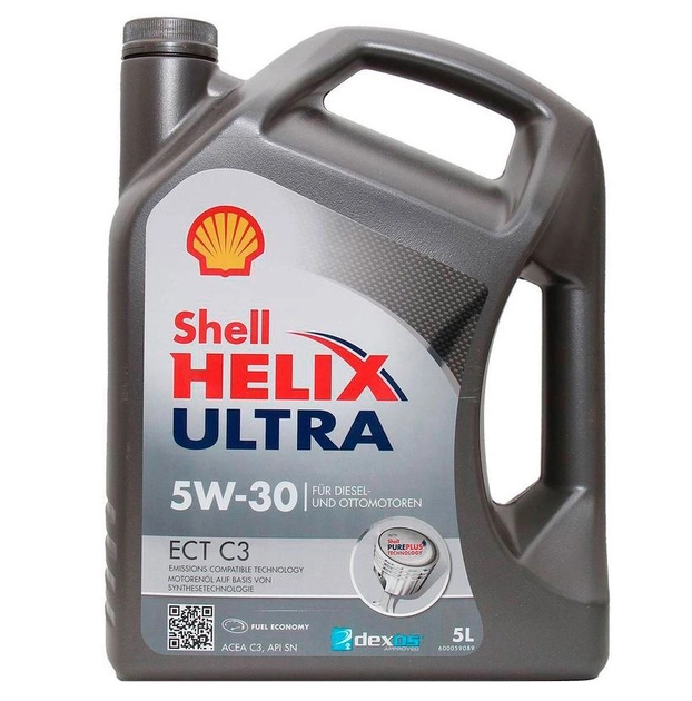 Моторное масло Shell Helix Ultra ECT C3 5W-30, канистра 5 л