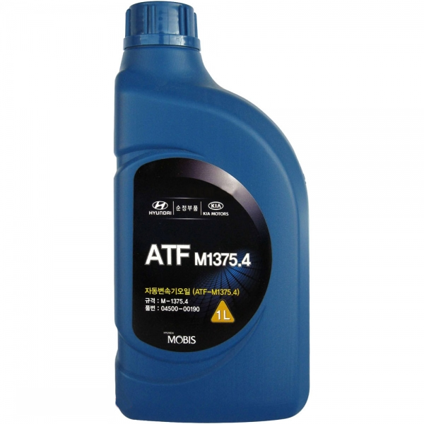 Масло трансмиссионное Mobis ATF M1375.4, канистра 1 л.